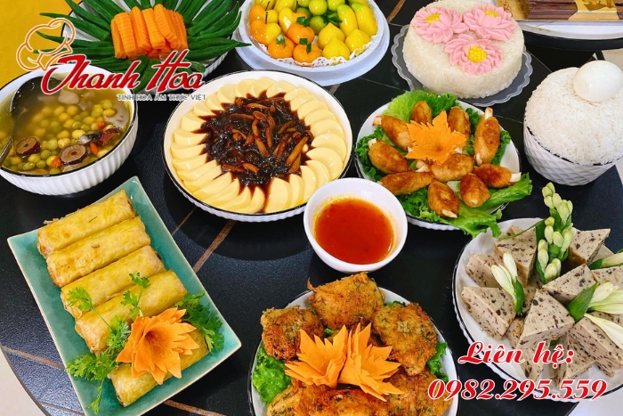 Mâm cỗ rằm tháng 7 ngon miệng và đẹp mắt