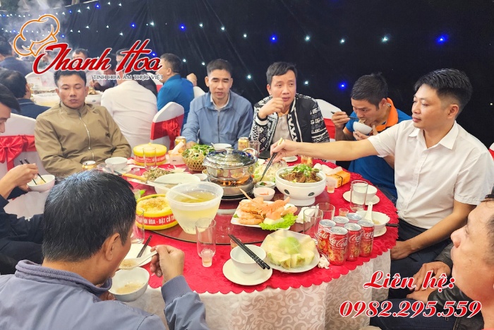 Thanh Hoa phục vụ đa dạng các loại hình cỗ tiệc tại Nghi Sơn