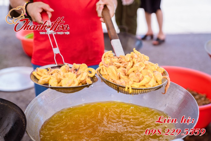 Món ăn được chế biến bởi đầu bếp tay nghề cao của Thanh Hoa