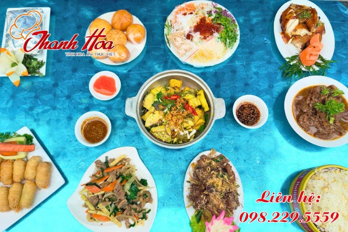 Nấu cỗ Thanh Hoa cung cấp thực đơn đa dạng, phải chăng