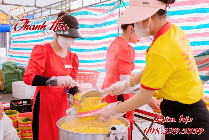 Nấu cỗ Thanh Hoa cung cấp dịch vụ nấu tiệc cưới tại nhà ở Nga Sơn