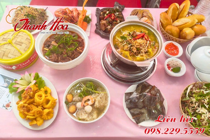 Dịch vụ nấu tiệc cưới tại nhà ở Nga Sơn của Thanh Hoa có thực đơn đa dạng