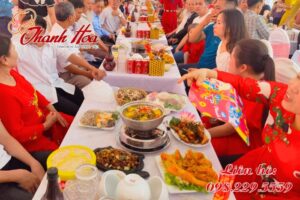Dịch vụ nấu tiệc cưới tại nhà ở Nga Sơn của Thanh Hoa đa dạng thực đơn