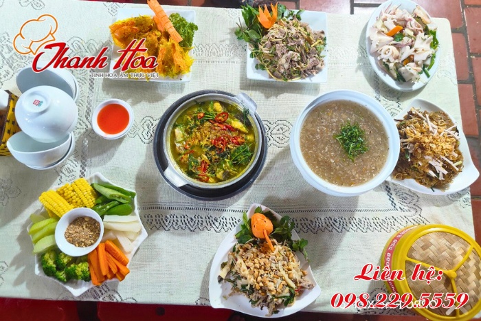 Dịch vụ nấu tiệc cưới tại nhà ở Như Xuân của Thanh Hoa có sẵn thực đơn đa dạng