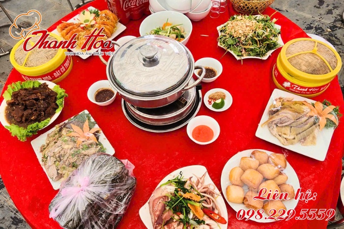 Dịch vụ nấu tiệc cưới Thanh Hoa cung cấp thực đơn đa dạng, phong phú