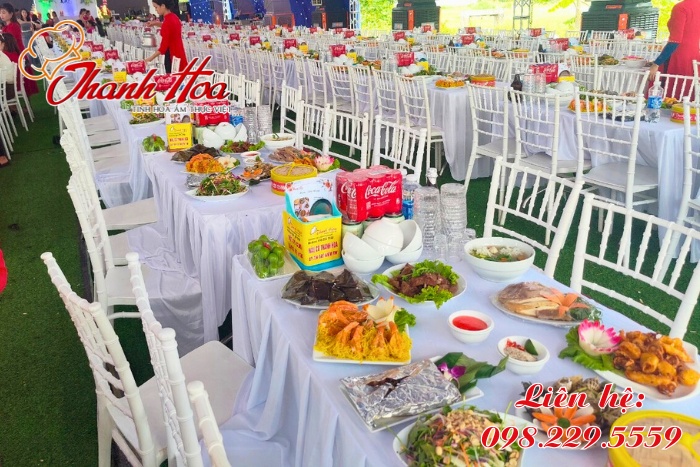 Nấu cỗ Thanh Hoa nấu tiệc cưới tại Bắc Từ Liêm