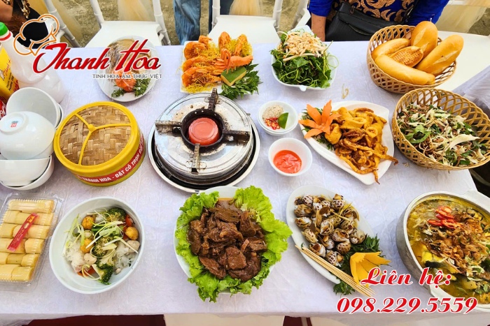 Nấu cỗ Thanh Hoa cung cấp dịch vụ đặt tiệc tại nhà ở Quận Hoàng Mai