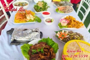 Nấu cỗ Thanh Hoa phục vụ thực đơn đa dạng và hấp dẫn