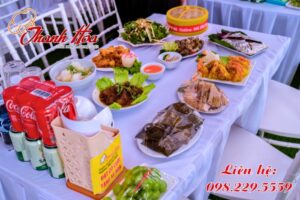 Thanh Hoa chuyên nhận tổ chức tiệc cưới tại nhà ở Phúc Thọ