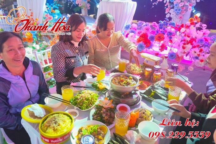Lựa chọn đơn vị nấu cỗ tại nhà Ba Vì chất lượng