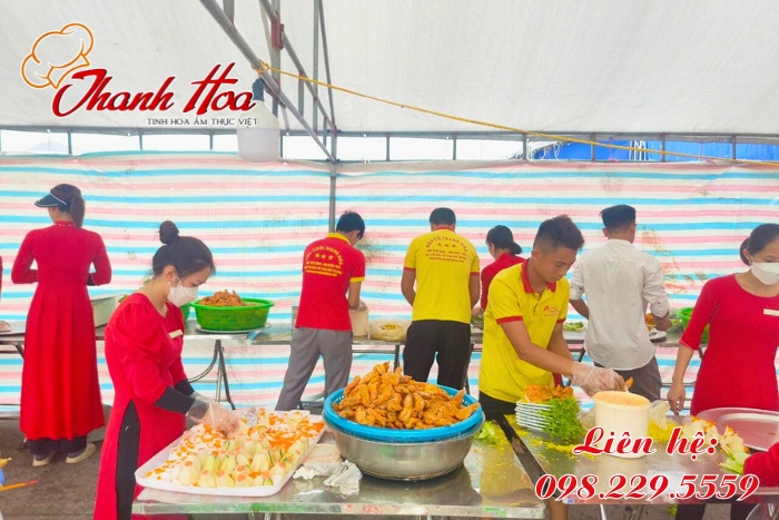 Nấu Cỗ Thanh Hoa có nhiều năm kinh nghiệm nấu cỗ ở Ba Vì