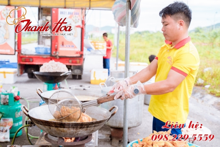 Món ăn được chế biến bởi đầu bếp tay nghề cao của Thanh Hoa
