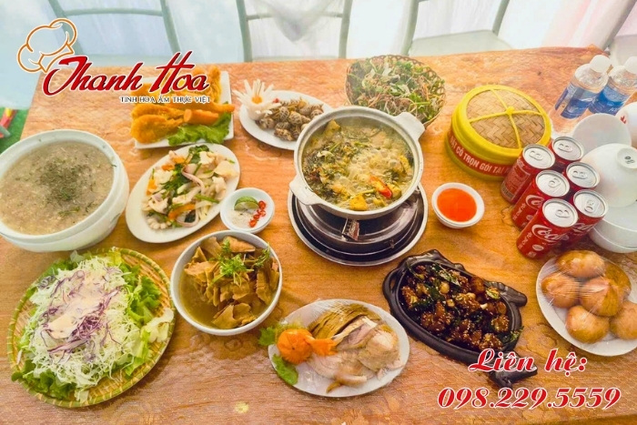 Thực đơn đa dạng với những món ăn ngon, hấp dẫn