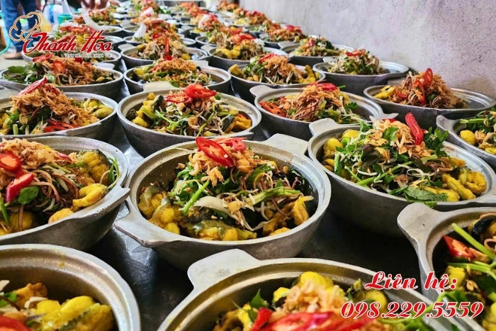 Nấu cỗ Thanh Hoa cam kết phục vụ những món ăn hấp dẫn