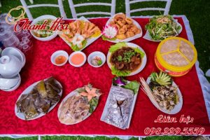 Thực đơn cỗ cưới của Thanh Hoa đa dạng các món ăn đặc sắc
