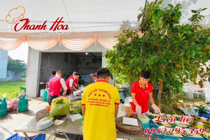 Quy trình cung cấp dịch vụ nấu tiệc tại nhà TPHCM của Thanh Hoa