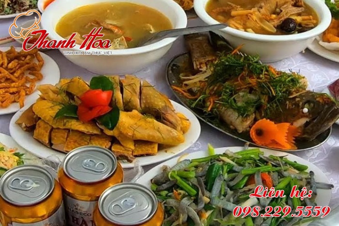 Nấu cỗ Thanh Hoa phục vụ các món nhậu ngon đãi khách