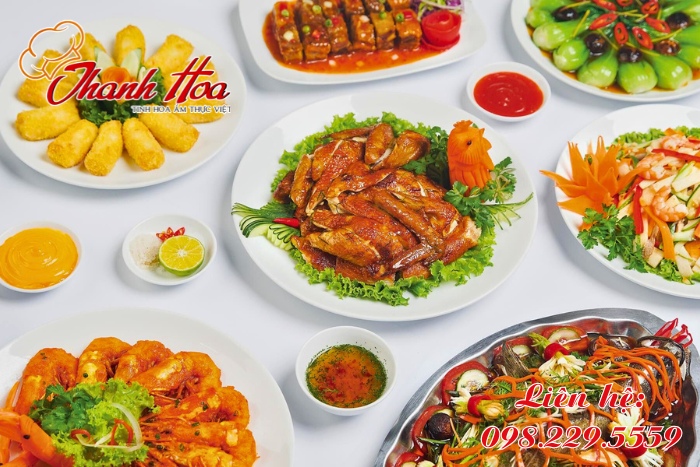 Menu khi đặt cỗ 1 mâm tại Hà Nội rất đa dạng