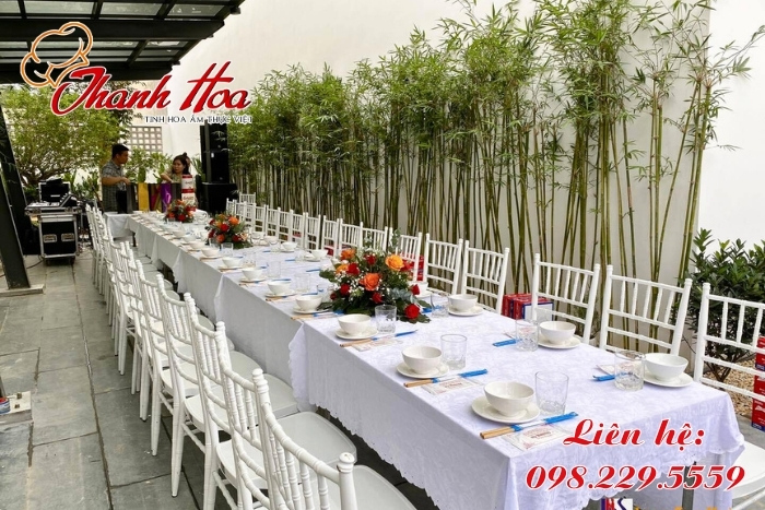 Thanh Hoa nhận đặt tiệc tân gia trọn gói tại nhà