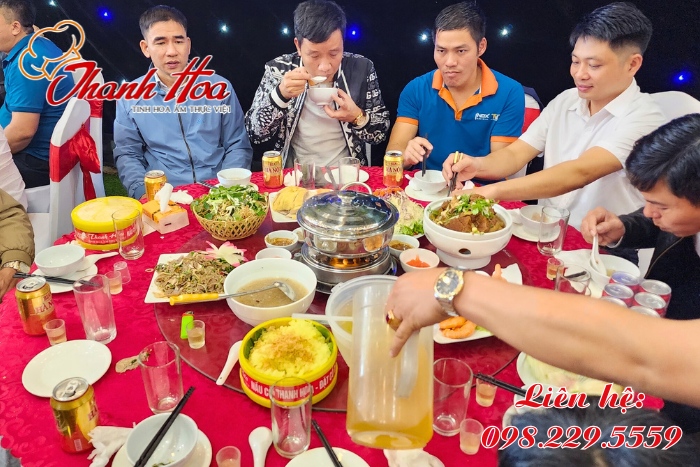 Nấu cỗ Thanh Hoa chuyên nhận đặt tiệc tất niên uy tín, chất lượng