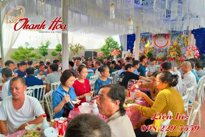 Nấu cỗ Thanh Hoa nhận nấu cỗ cưới tại nhà