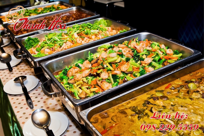 Dịch vụ nấu cỗ tại nhà ở Hà Nội - Đặt tiệc buffet