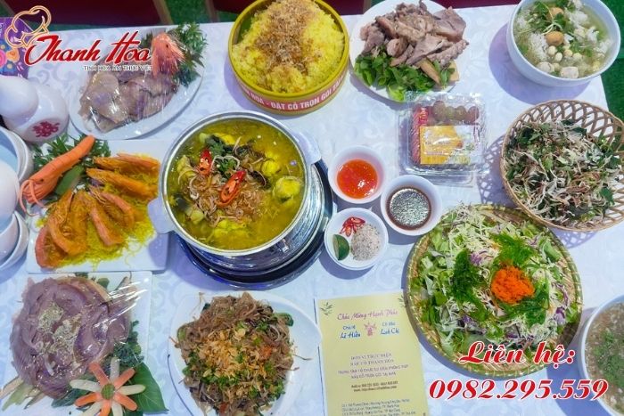 Nấu cỗ Thanh Hoa nhận đặt cỗ ở huyện Thanh Trì trọn gói