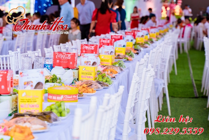 Dịch vụ nấu cỗ cho tiệc cưới hỏi tại Chương Mỹ