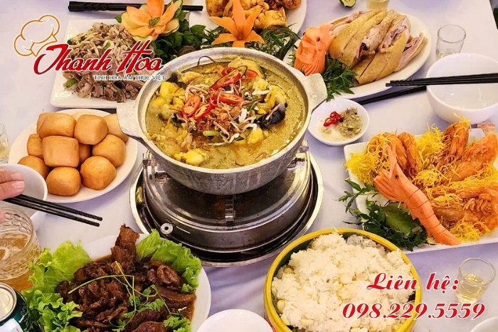 Nấu cỗ Thanh Hoa có sẵn thực đơn đa dạng và phong phú
