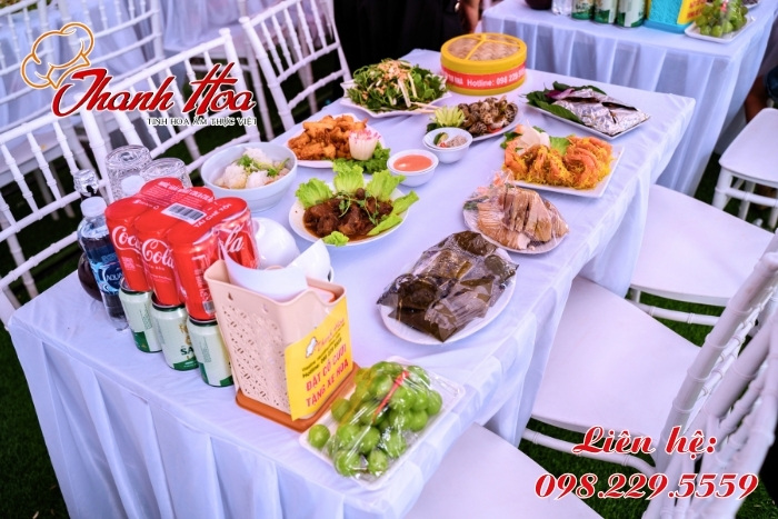 Nấu cỗ Thanh Hoa phục vụ thực đơn đa dạng và hấp dẫn