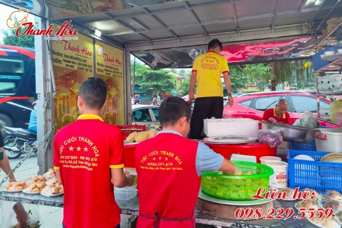 Nấu Cỗ Thanh Hoa nhận nấu tiệc lưu động